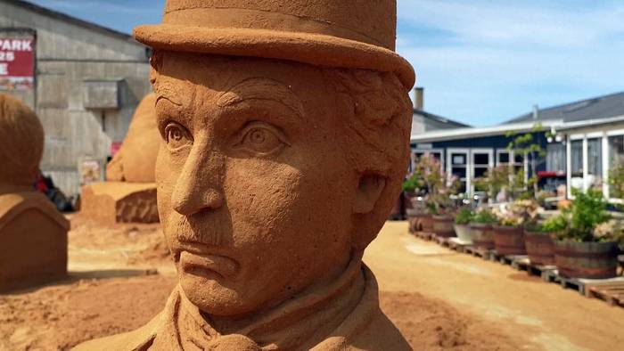 News video: Internationale Sandkünstler verwandeln dänische Küste