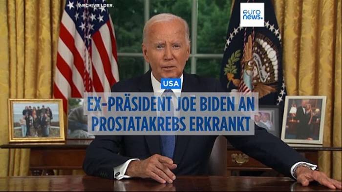 News video: USA: Ex-Präsident Joe Biden an Prostatakrebs erkrankt