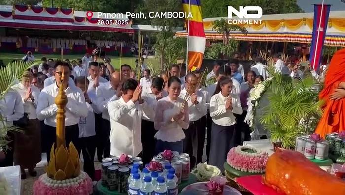 Video: Kambodschaner gedenken der Opfer der Roten Khmer 50 Jahre später