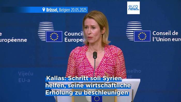 News video: Nach Syrien-Ankündigung der USA: EU kündigt Aufhebung aller Sanktionen an