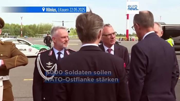 News video: Stärkung der NATO-Ostflanke: Bundeskanzler Merz weiht deutsche Brigade in Litauen ein