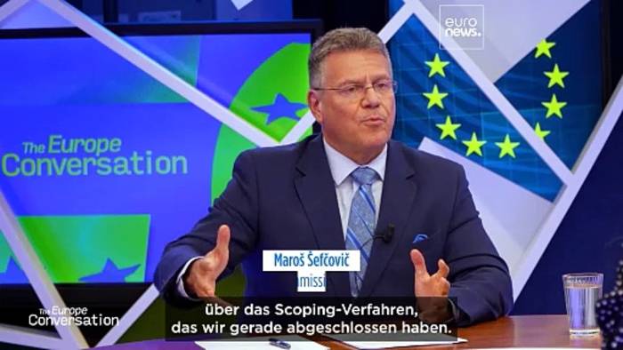 News video: „Ich hoffe, die britische Öffentlichkeit erkennt, wie praktisch das Abkommen ist“, sagt Šefčovič