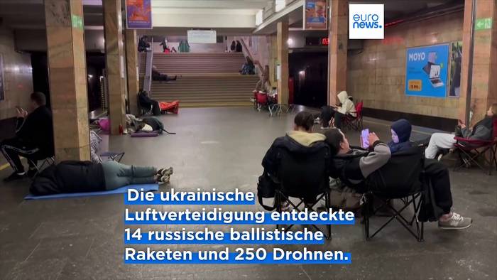 Video: Massive russische Attacke auf Kiew