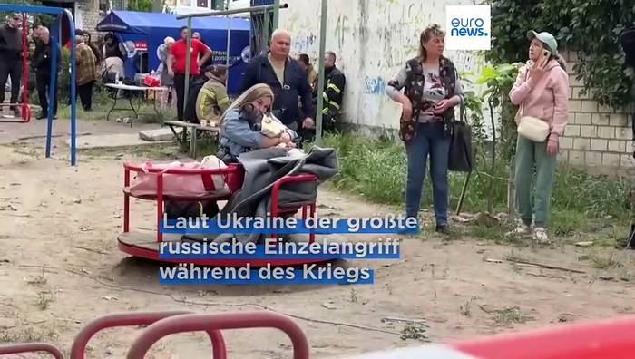 News video: Massive Luftangriffe auf die Ukraine mit mindestens 12 Toten