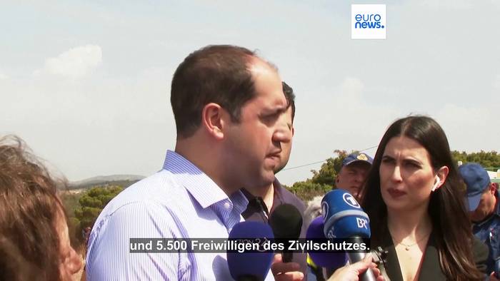 Video: Waldbrandsaison in Griechenland: Feuerwehr übt den Ernstfall