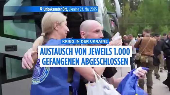 News video: Russland und Ukraine schließen Austausch von jeweils 1.000 Gefangenen ab