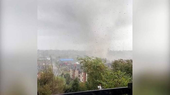 Video: Tornado hinterlässt Spur der Zerstörung in Puerto Varas
