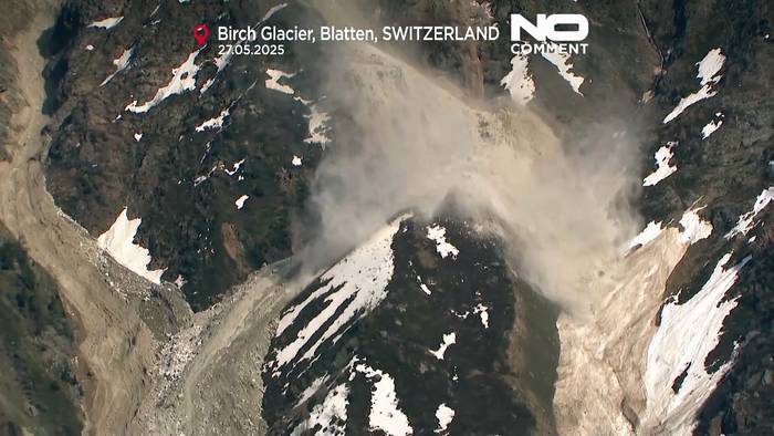 Video: Blatten bleibt evakuiert, da sich Birchgletscher weiter auflöst