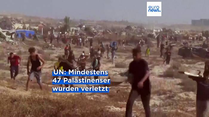 News video: Israel öffnet Feuer auf Hilfszentrum, 47 Palästinenser verletzt