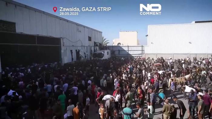 News video: Tödlicher Ansturm auf UN-Lagerhaus: Hungersnot in Gaza verschärft sich