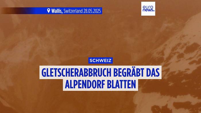 News video: Schweizer Gletscherabbruch: 