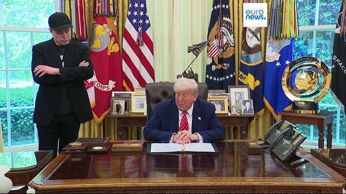 News video: Trump verabschiedet Elon Musk im Oval Office