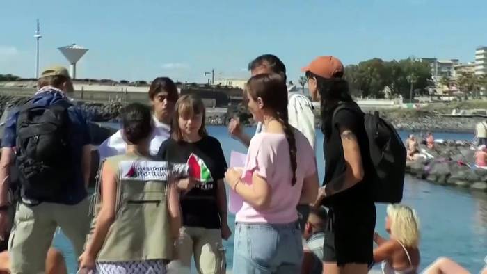 News video: Greta Thunberg und 11 Aktivisten starten Mission nach Gaza trotz Blockade