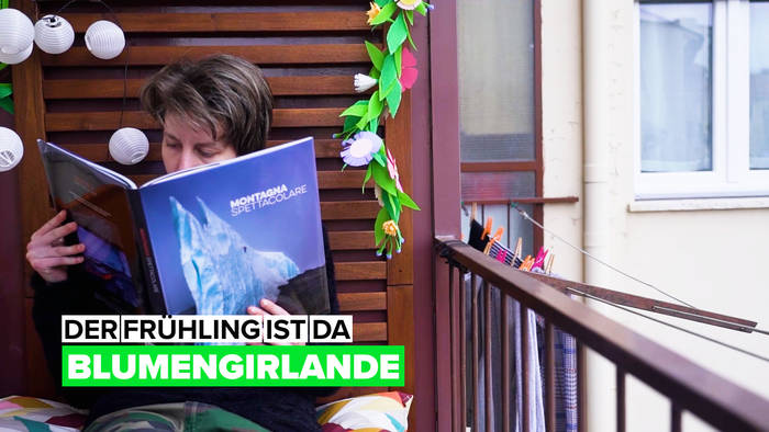 Video: Der Frühling ist da: Blumengirlande
