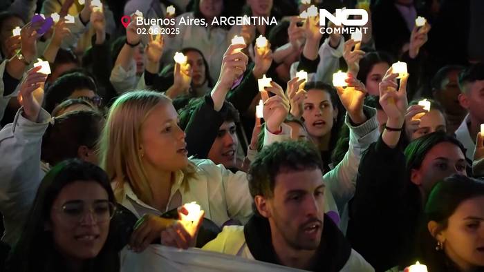 Video: Argentinisches Krankenhauspersonal protestiert gegen Bezahlung und Arbeitsbedingungen