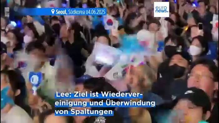 News video: Der liberale Lee gewinnt die Präsidentschaftswahlen in Südkorea