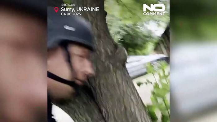 Video: Kharkiv von Drohnen- und Raketenangriff in nächtlichem russischem Angriff getroffen