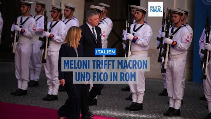 News video: Zeichen der Annäherung: Meloni empfängt Macron in Rom