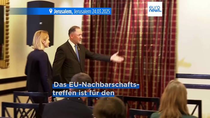 News video: Exklusiv: Israel nimmt trotz abgekühlter Beziehungen an hochrangigem EU-Treffen in Brüssel teil