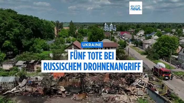 News video: Mindestens fünf Tote bei russischen Luftangriffen auf Pryluky