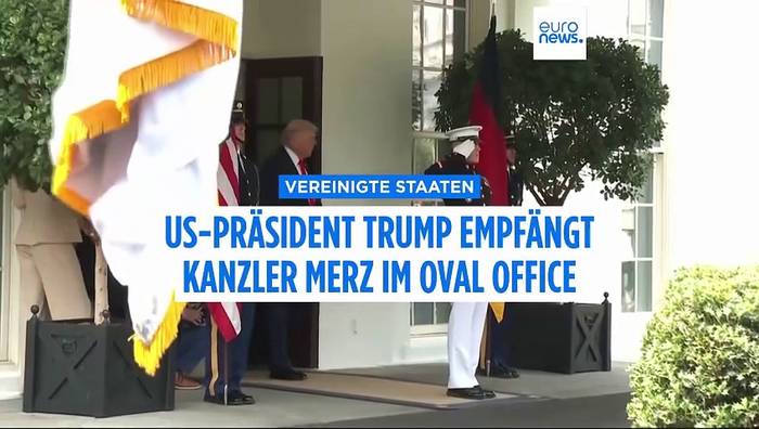 News video: Reaktionen auf das Treffen mit Trump: Für Merz hätte 