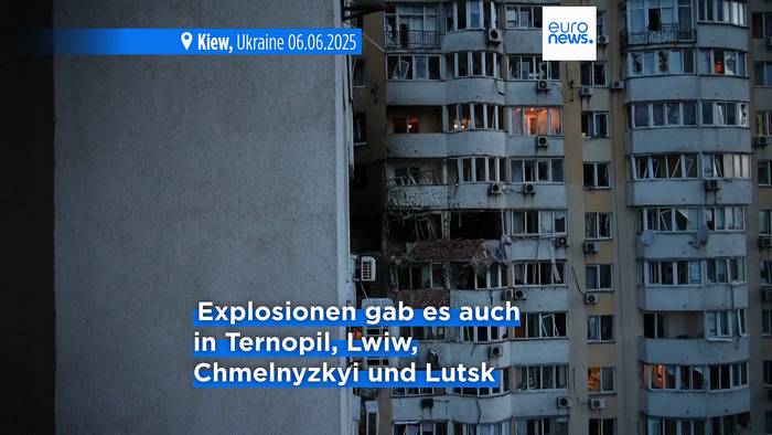 News video: Putins Rache? Russischer Drohnenangriff auf Kyjiw, mindestens 4 Tote