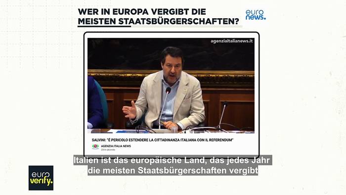 News video: Wo in Europa werden die meisten Staatsbürgerschaften vergeben?