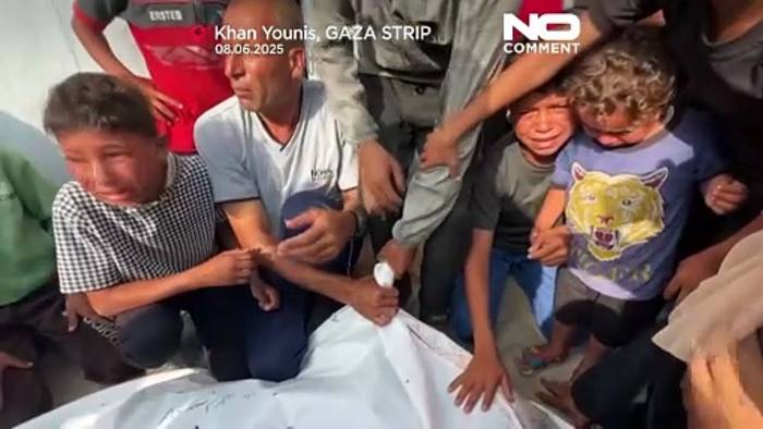 News video: Mehrere Tote bei Schießerei nahe Gaza-Lebensmittelzentren, sagen Palästinenser