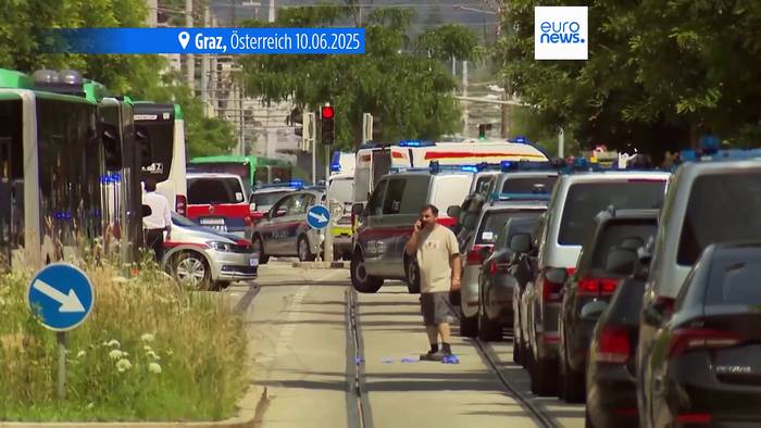 News video: Österreich: Elf Tote bei Amoklauf an Schule in Graz - Angreifer ist 21-jähriger ehemaliger Schüler