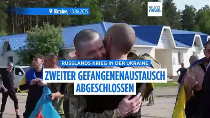 News video: Ukraine und Russland schließen zweite Runde des Gefangenenaustauschs ab