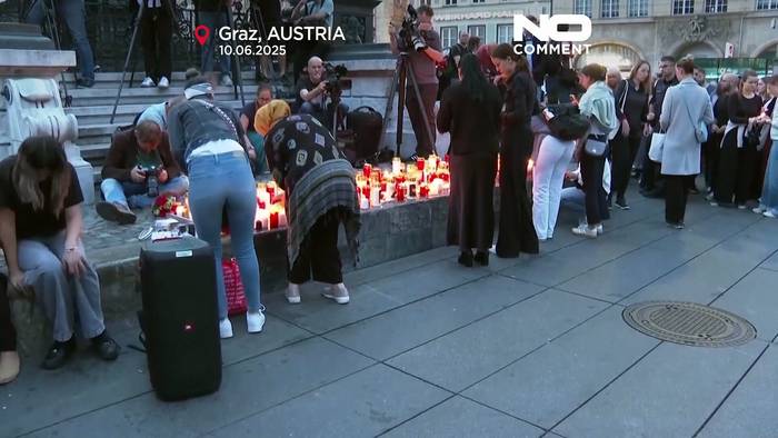 News video: Österreich trauert um Opfer des Schulmassakers in Graz