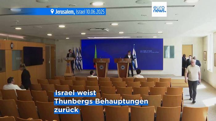 News video: Israel deportiert Greta Thunberg und drei weitere Aktivisten des Gaza-Hilfsschiffs