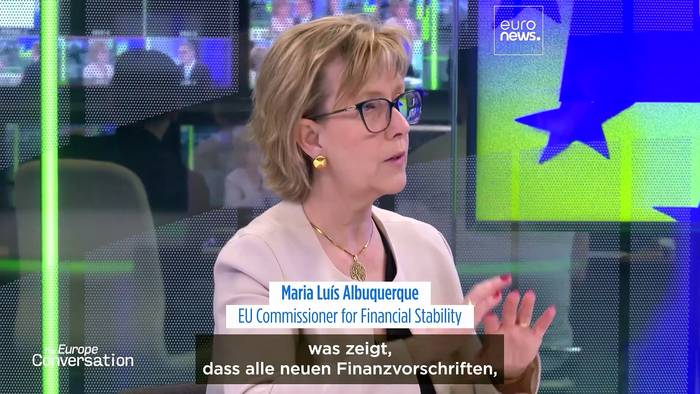 News video: EU-Kommissarin Maria L. Albuquerque plädiert für Investitionen in Ersparnisse mit Risiko