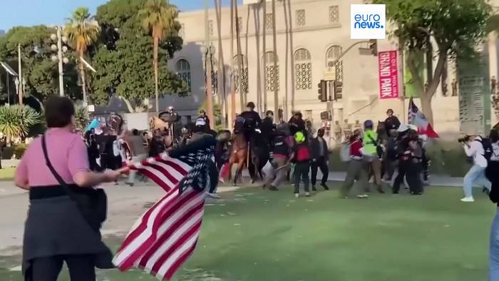 News video: Proteste gegen Razzien bei Einwanderern: Ausgangssperre in Los Angeles bleibt bestehen