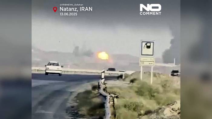 News video: Rauch und Explosionen nach israelischen Angriffen auf Nuklearanlage in Natanz gesichtet