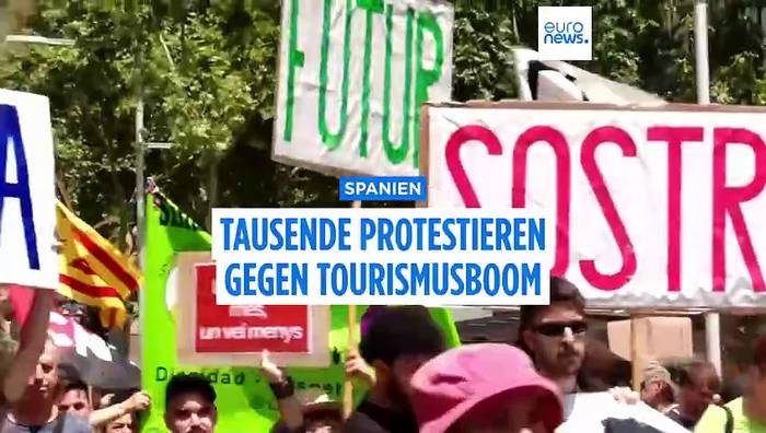 News video: Übertourismus in Spanien: Die Wut auf die Touristenmassen wächst