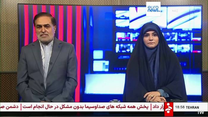 News video: Israel greift Irans staatlichen 