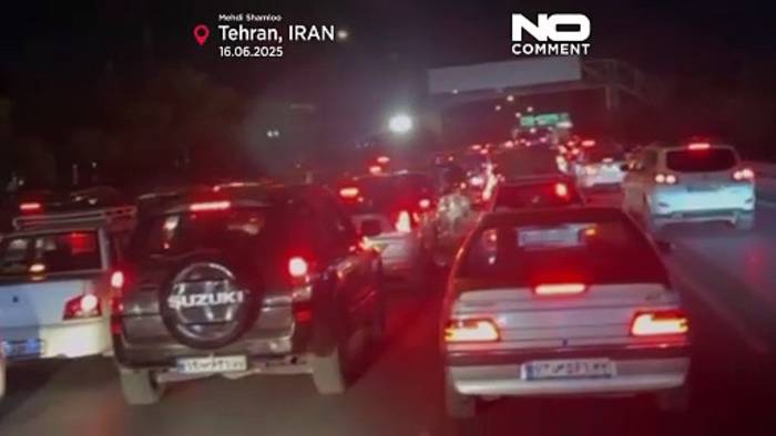 News video: Teheran-Bewohner fliehen: Israel-Iran-Konflikt geht in fünften Tag