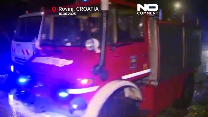 Video: Sieben Verletzte nach starkem Sturm an Kroatiens Westküste
