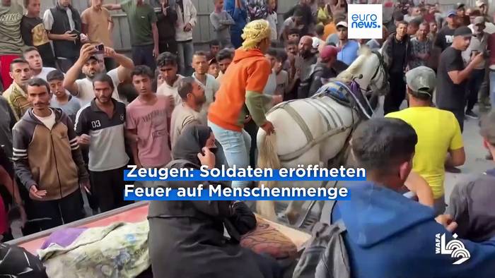 Video: Gaza: Mindestens 50 Menschen nahe Hilfsgüter-Verteilzentrum erschossen