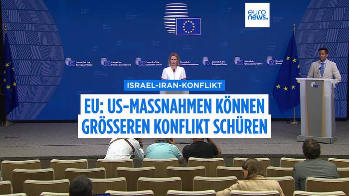 News video: EU warnt: Maßnahmen der USA gegen Iran können Konflikt anheizen