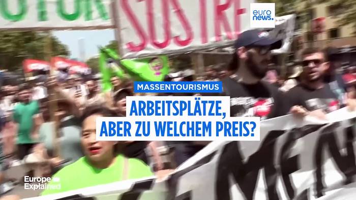 News video: Massentourismus in Europa: Arbeitsplätze, aber zu welchem Preis?