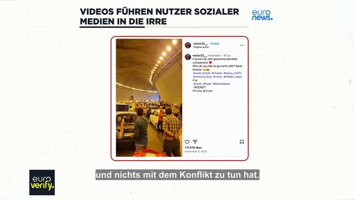 News video: Faktencheck zu Israel-Iran: Zusammenhanglose Videos täuschen Social-Media-Nutzer