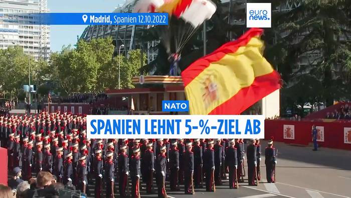 News video: Zündstoff aus Spanien: Regierung lehnt NATO-Ausgaben in Höhe von 5 % des BIP als 
