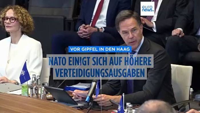 News video: Mindestens 5 Prozent: NATO-Staaten einigen sich auf höhere Verteidigungsausgaben