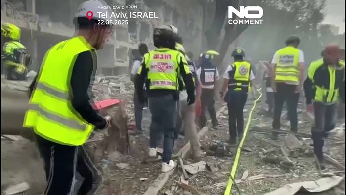 News video: Iranische Raketenangriffe verursachen Zerstörung in Tel Aviv