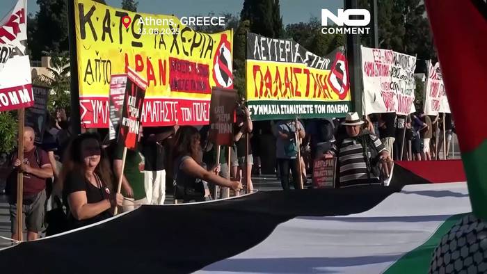 News video: Griechenland: Tausende protestieren gegen US-Angriffe auf iranische Atomanlagen