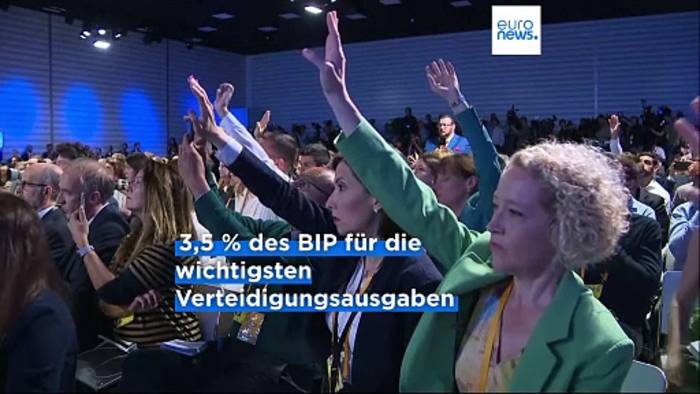 News video: Ergebnisse des NATO-Gipfels: Fünf-Prozent-Ziel und Beistandsverpflichtung