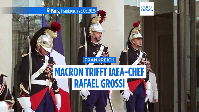 News video: Wie steht es um das Atomprogramm des Iran? Macron trifft IAEA-Chef Rafael Grossi