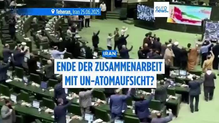 News video: Iranisches Parlament für Aussetzung der Zusammenarbeit mit IAEA